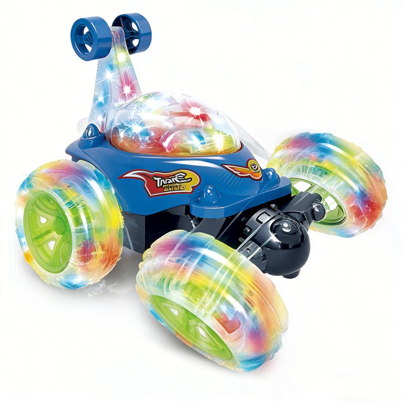 360° RC Stunt Car with LED Lights & Music – Ages 6+ - Joy by Toys