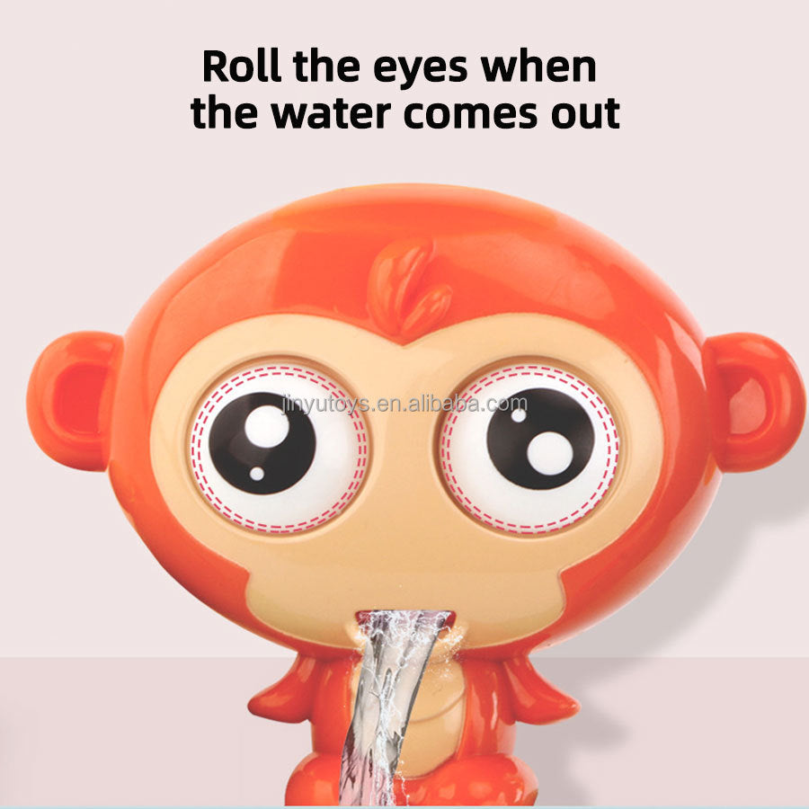 Spinning Gear Monkey Bath Toy – Suction Cup Water Toy, Ages 2+