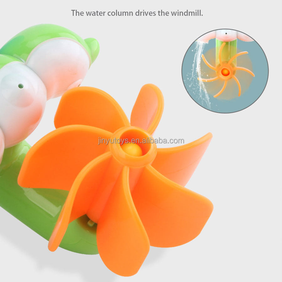 Spinning Gear Monkey Bath Toy – Suction Cup Water Toy, Ages 2+
