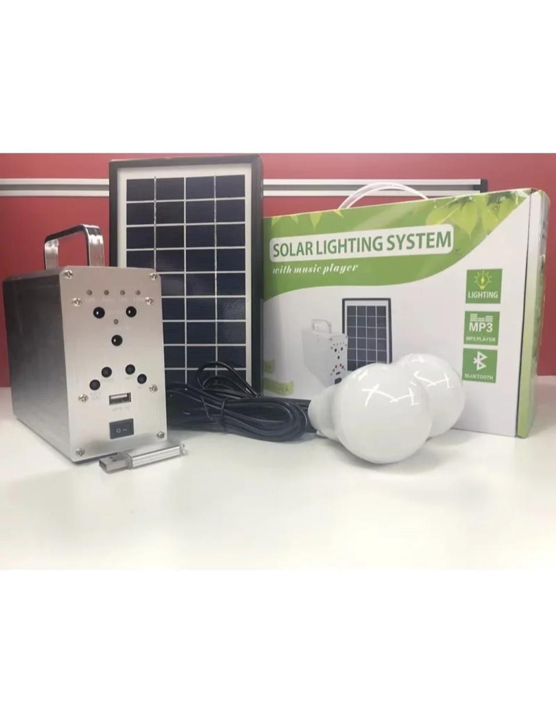 Solar Lighting System with Music Player