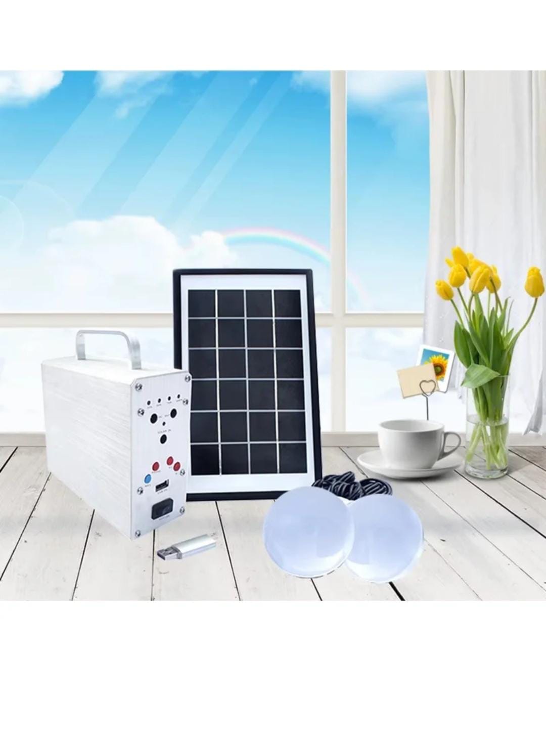 Solar Lighting System with Music Player