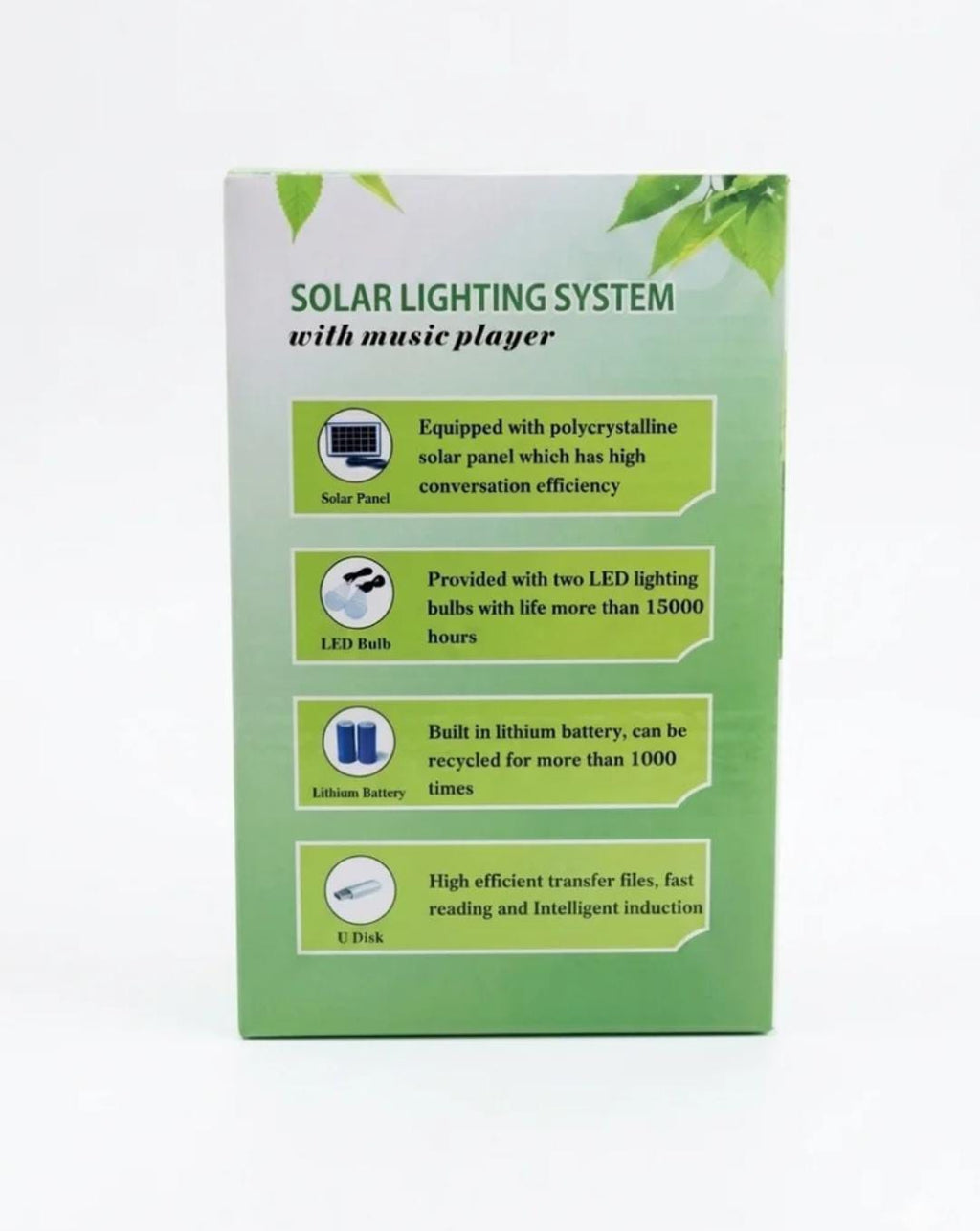 Solar Lighting System with Music Player